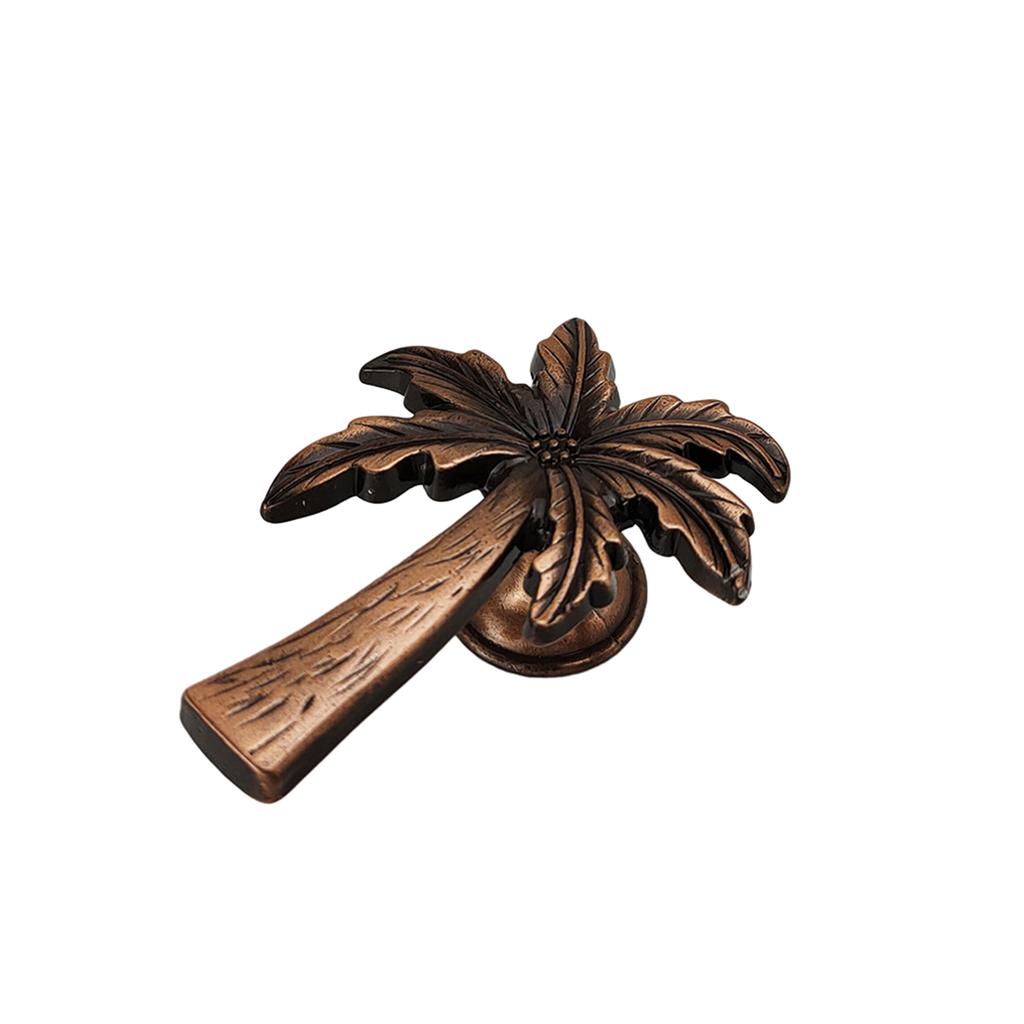 Agregue un toque de sofisticación a sus gabinetes con perillas para gabinetes, cajones y manijas decorativas de aleación de metal hechas de palma de coco