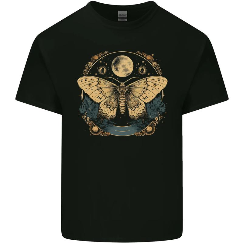 Eine Astral Schmetterling Herren Baumwolle Maglietta T-Shirt - Men s Summer Cotton Graphic Tee S разноцветный