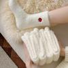 Women's Thick Socks Australian Fleece Thickened and Warm Home Floor Socks Confinement Socks Winter Sleep Socks