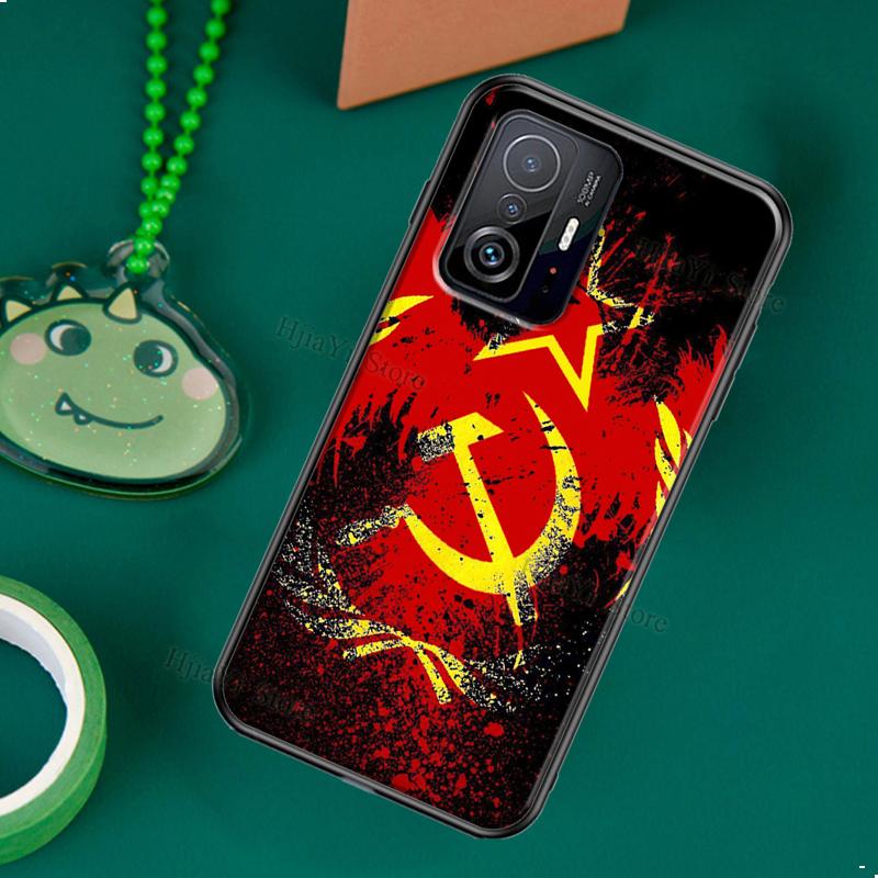 Soviet Union USSR CCCP Flag Case Cover For Xiaomi Mi 11 Lite 10T 11T Pro Phone Case For POCO X3 NFC M3 M4 Pro F2 F3