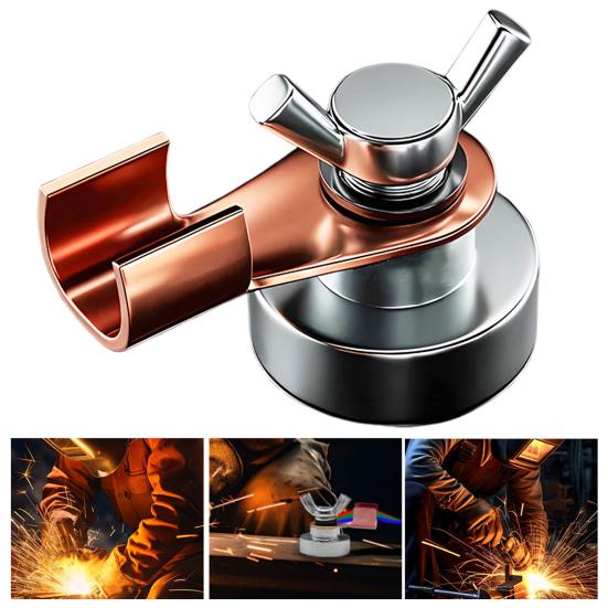 Wear-Resistant Magnetic Welding Ground Clamp with Reliable Grounding