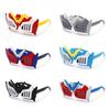 Kids Cartoon Mecha Warrior Sunglasses With Uv400 Protection And Fullframe Design For Travel And Events