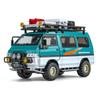 1/24 Scale Mitsubishi Delica Camping Van MPV Toy Car Model Diecast Vehicle Miniature Pull Back Sound & Light Collection Gift for Kid