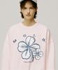 MATCHGLOBE Two-Tone Clover Sweatshirt (Pink)