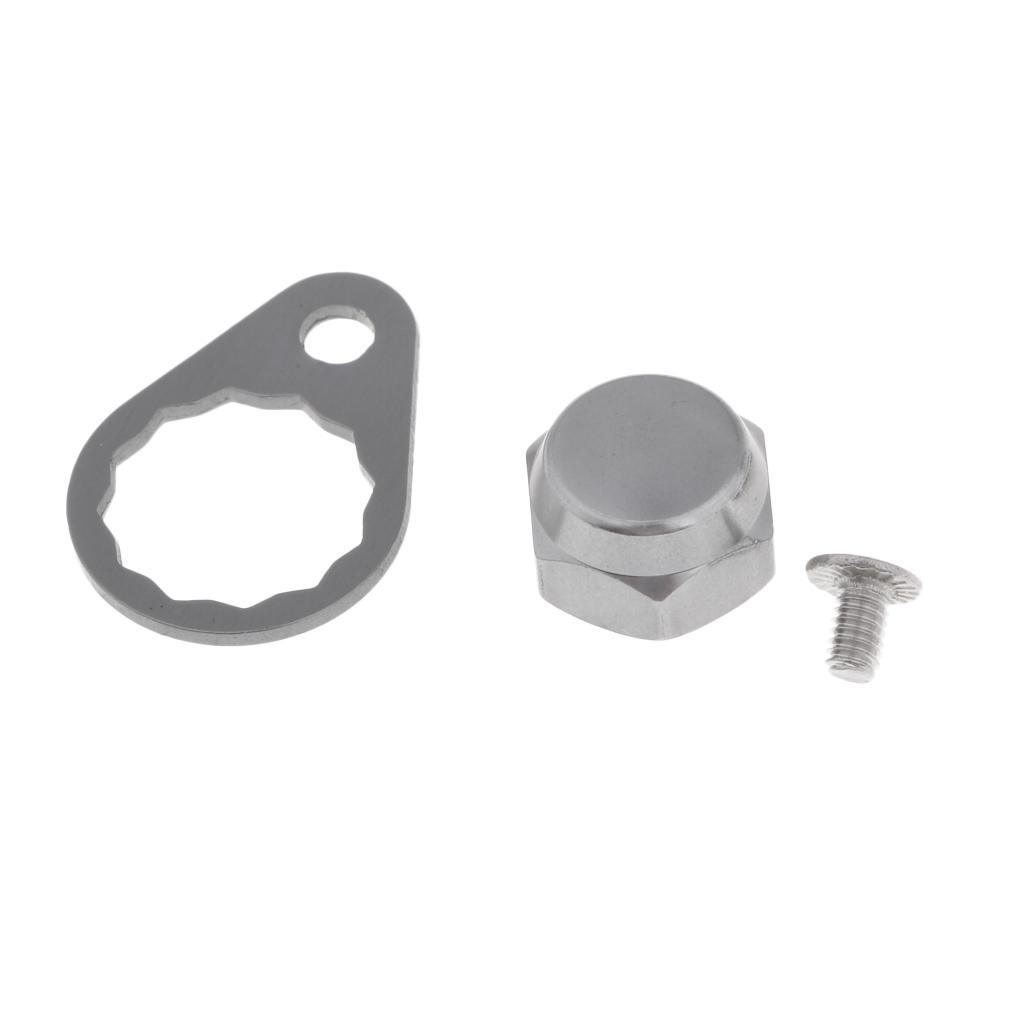 Anti-rust Fishing Reel Handle Crank Nuts Plate Screw Cap for S/D/A Baitcasting Reels