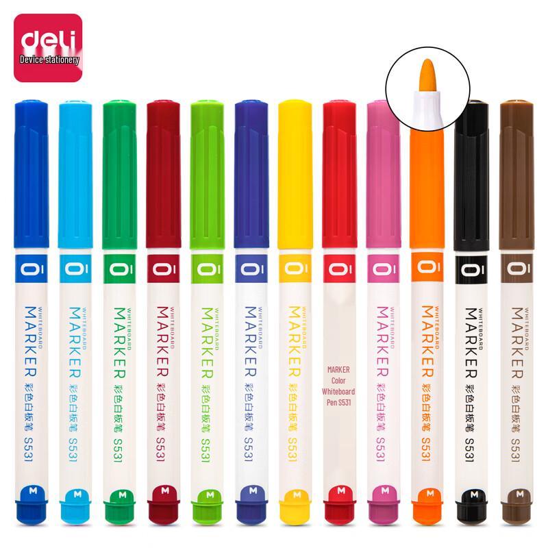 Deli S531 Whiteboard Markers