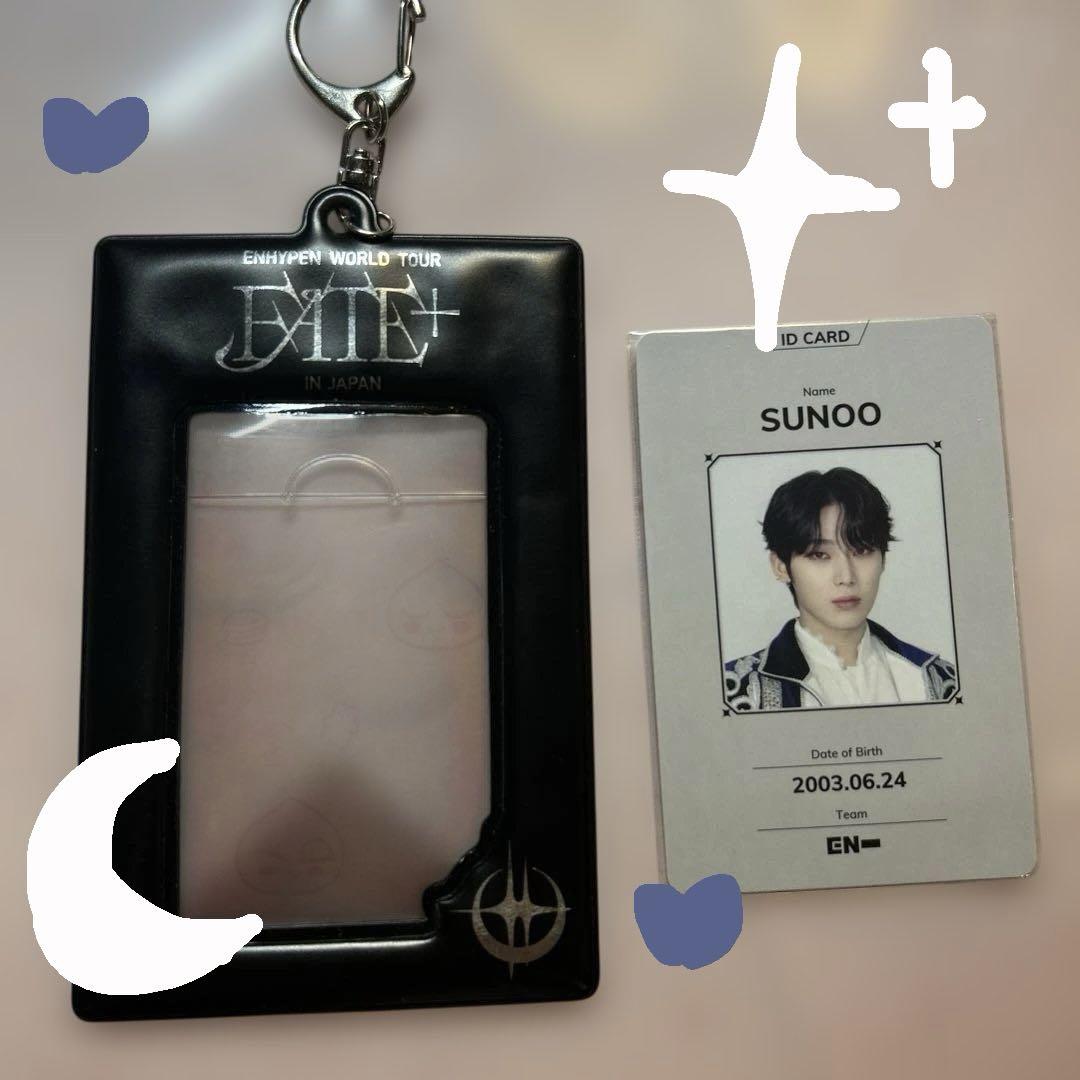 

[USED] ENHYPEN Sunwoo Fate ID Card Holder Trading Card