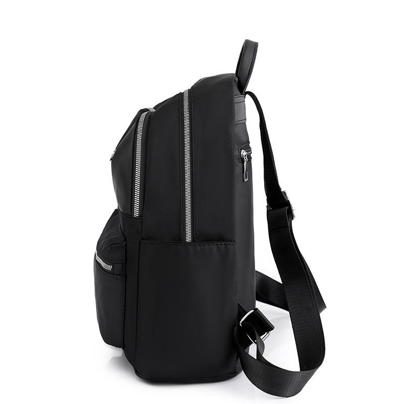 Solid Minimalist Women Backpack Commuter Daypack Students School Bags Outdoor Casual Nylon Rucksack for Travel Shopping School