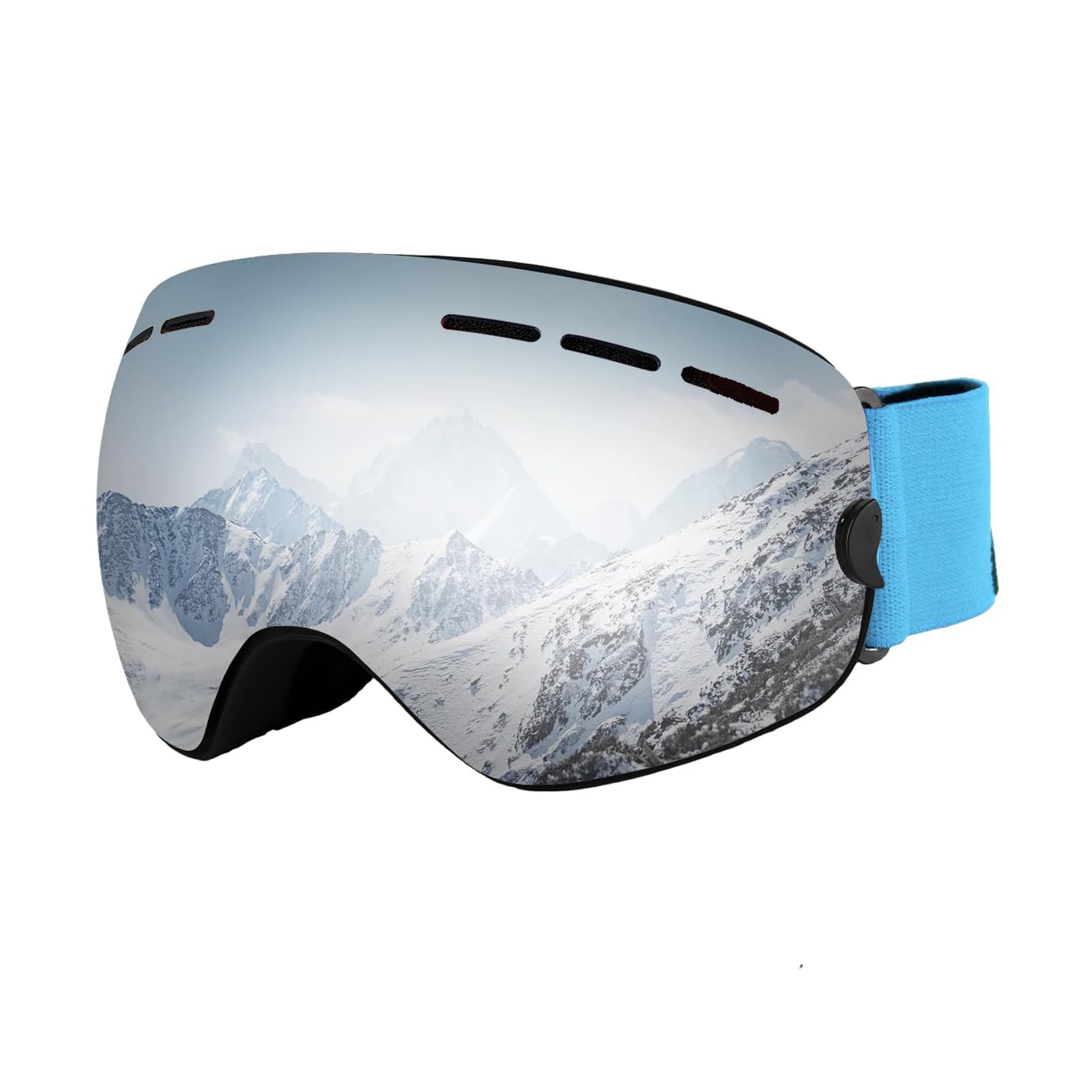 

Лыжный снег широкое поле УФ совместимо со шлемом сноуборд сферическая сумка для хранения и чехол для хранения подходит для горных очков для активного отдыха [DEWEL],