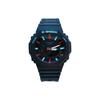CASIO Men Liquid Crystal,Analog Dual Display Series Black Watch GA-2100-1A1(Watch3--)