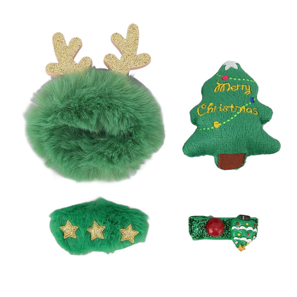 Christmas Hair Barrettes Fashionable Christmas Hair Clips Accessories for Girls Daily Use