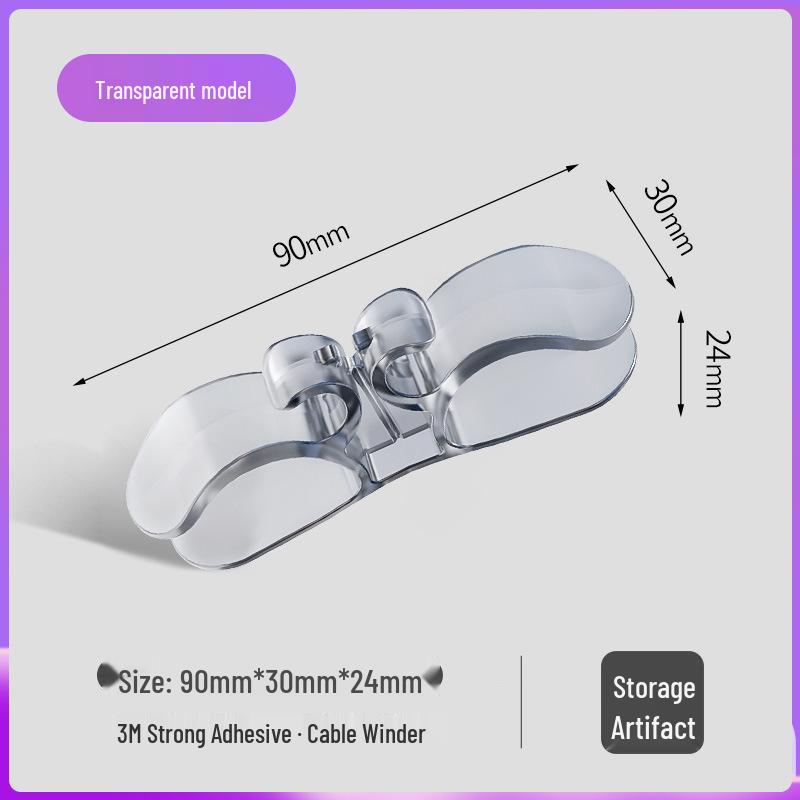 Household Cord Organizer and Holder Clip