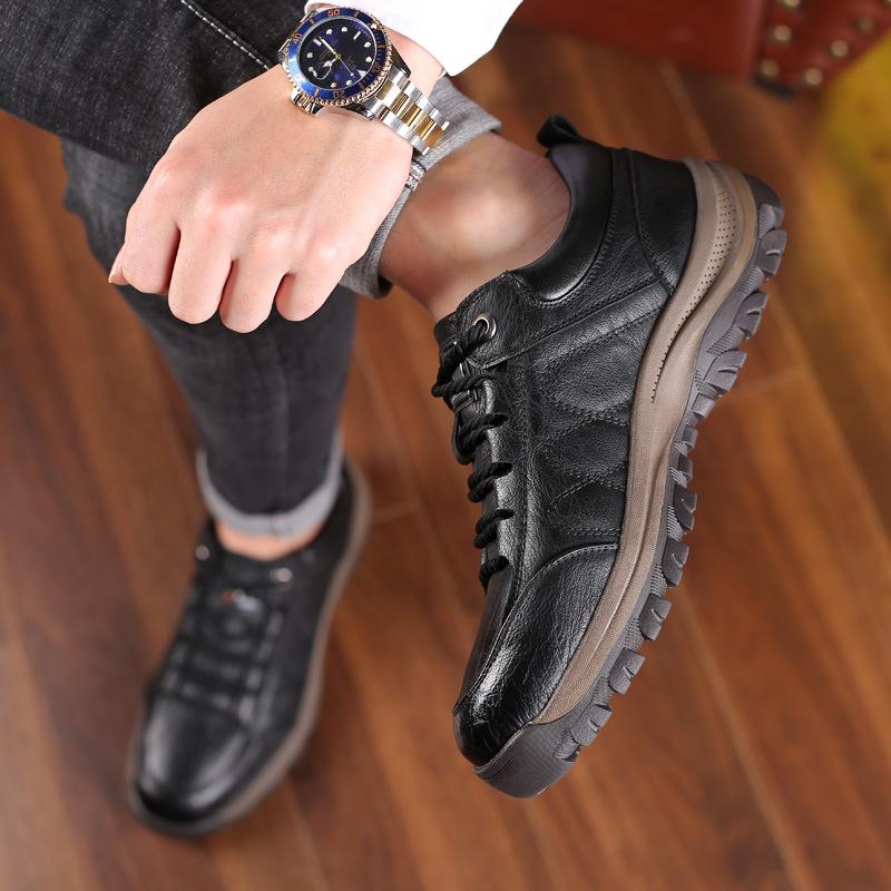 Модная мужская обувь из натуральной кожи — фото 5