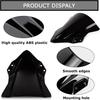 Windshield Windscreen Double Bubble for Ninja 400 EX400 250 2018 2019 2020 2021 2022 2023 (Black)