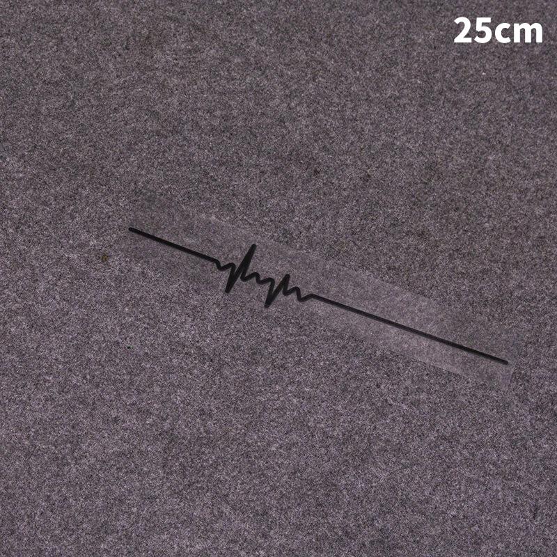 

Наклейки на автомобиль с полосой ЭКГ, виниловые водонепроницаемые наклейки, крутые лазерные светоотражающие наклейки для автомобилей, грузовиков, мотоциклов, аксессуары для декора A2