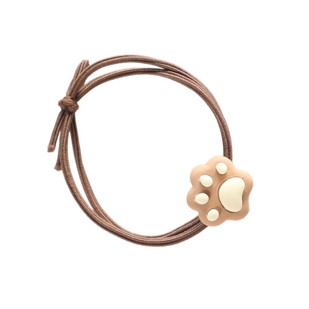Cartoon Kitten Paw Style Cat Paw Hair Tie Hair Rope Strong Hold Christmas Costume Cat Paw Cute Hair Rope Non-Slip