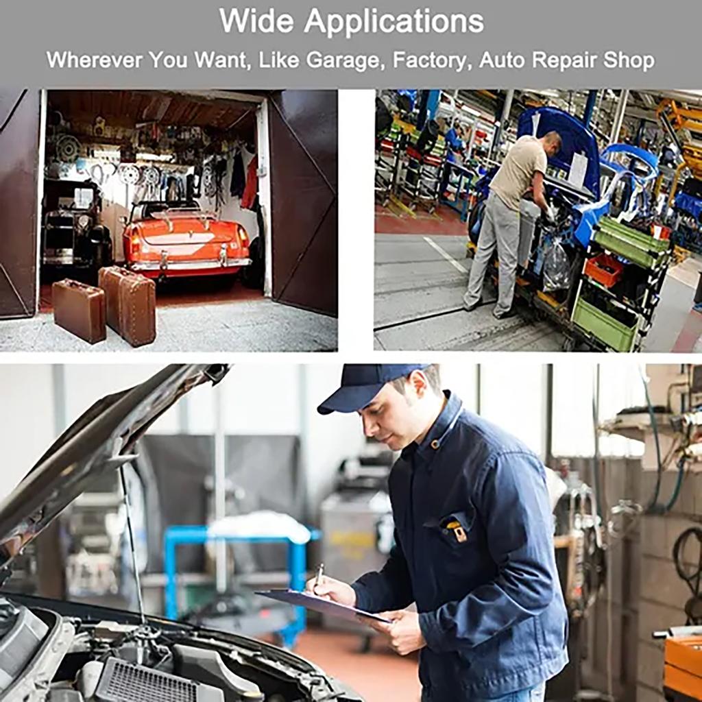 Testeur d'Alternateur de Batterie de Voiture 12V LED Numérique Condition de la Batterie Analyseur de Charge d'Alternateur avec Pince Cuivre LED pour