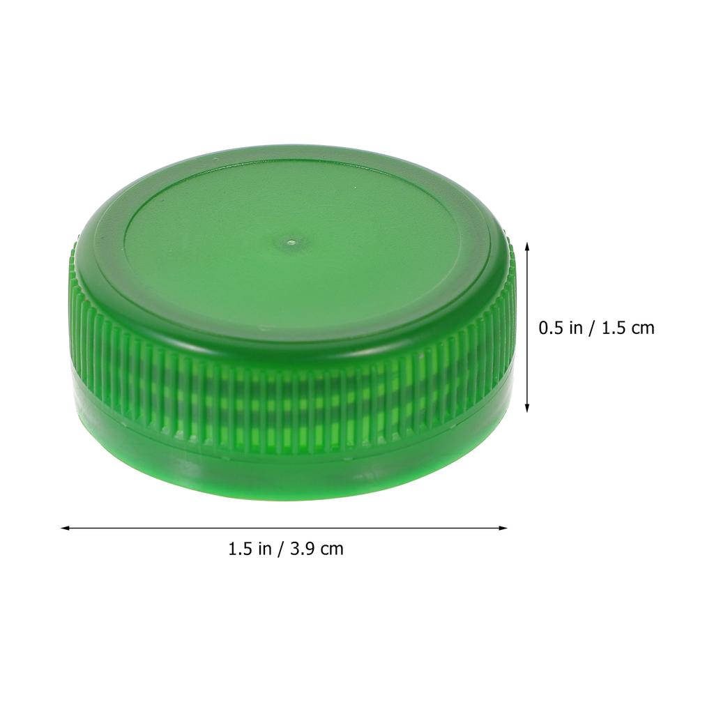 100Pcs Plastic Bottle Caps Smooth Safe for DIY Art Projects 's Creativity Building Reusable Craft Accessories Learning