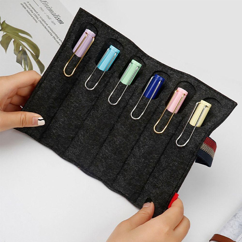 Felt Pen Pouch Multifunctional Pen Protective Sleeve Simple Pen Curtain Back To School