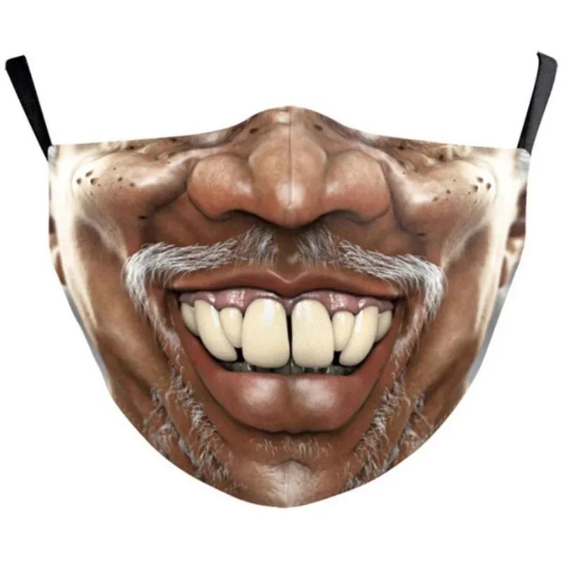 Outdoor Face Mask Unisex Adult Mouth Mask Dustproof Protective Reusable 3D Face Masks Party Masks