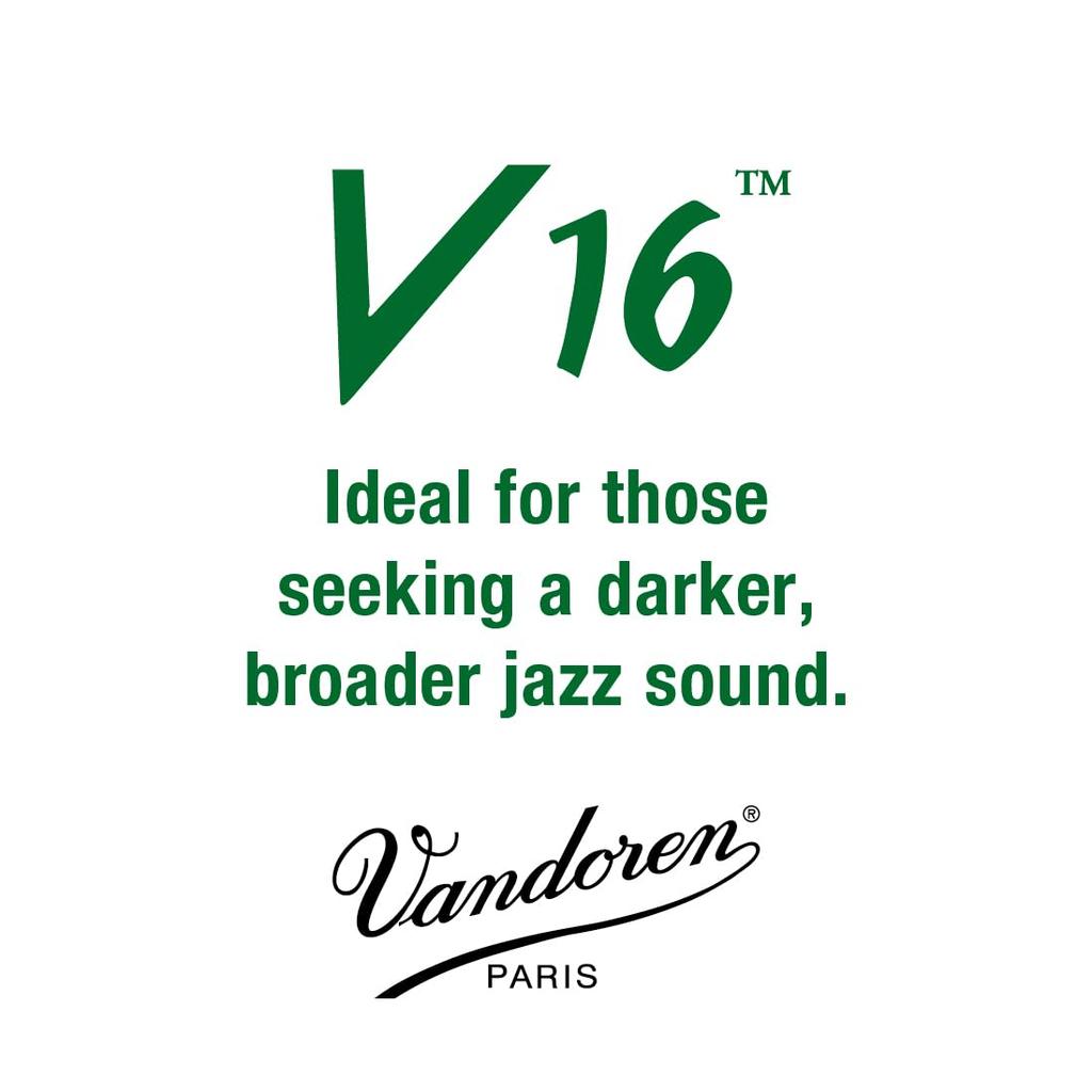 Vandoren Alto Saxophone Reeds of V16 2-1/2 (Pack 10)