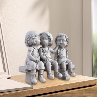 Garden Decor Statue Resin Small Decorative Collectible Handmade Sculpture Miniature Figurine