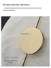 Nordic Copper Marble Wall Lamp: Postmodern Round Design for Bedroom, Living Room, Office, Hotel or Lobby.