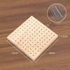 Hexagonal Flower Yarn Crochet & Knitting Board - Handmade Tool for Shaping Granny Squares