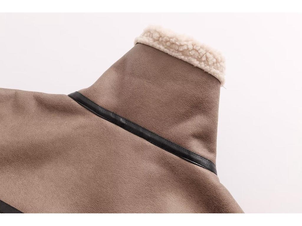 2024 Autumn/Winter Women's Retro Suede Jacket - Street Fashion