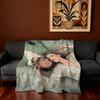 Coperta Super S-Suzan Calda e Confortevole Banda Peluche Coperta da Divano Bambino Casa Divano Camera da Letto Regalo per Amante della Musica