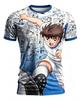 Sommer Freizeit Anime Tsubasa Trikot 3D Herren T-Shirt Damen T-Shirt Jungen Oberteil Kinder Eltern-Kind Schnelltrocknend Kurze Ärmel Kinder T-Shirt