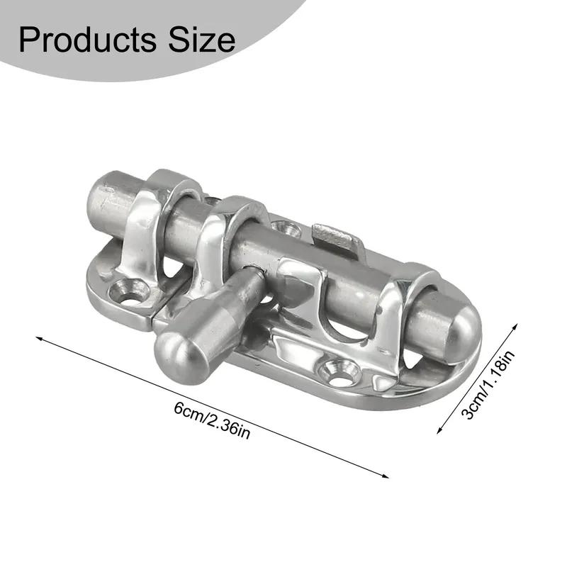 1pc 316 Stainless Steel Boat Door Lock Latch 60cm Marine Boat Door Window Lock Latch Slide Bolt Clasp