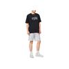 Li-Ning Wade Series Letter Logo Printed Round Neck Short Sleeve T-Shirt Unisex Tops Black AHSS641-1