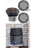 Garden Patio Rain Barrel Mesh Cover - Black Insect & Leaf Protection