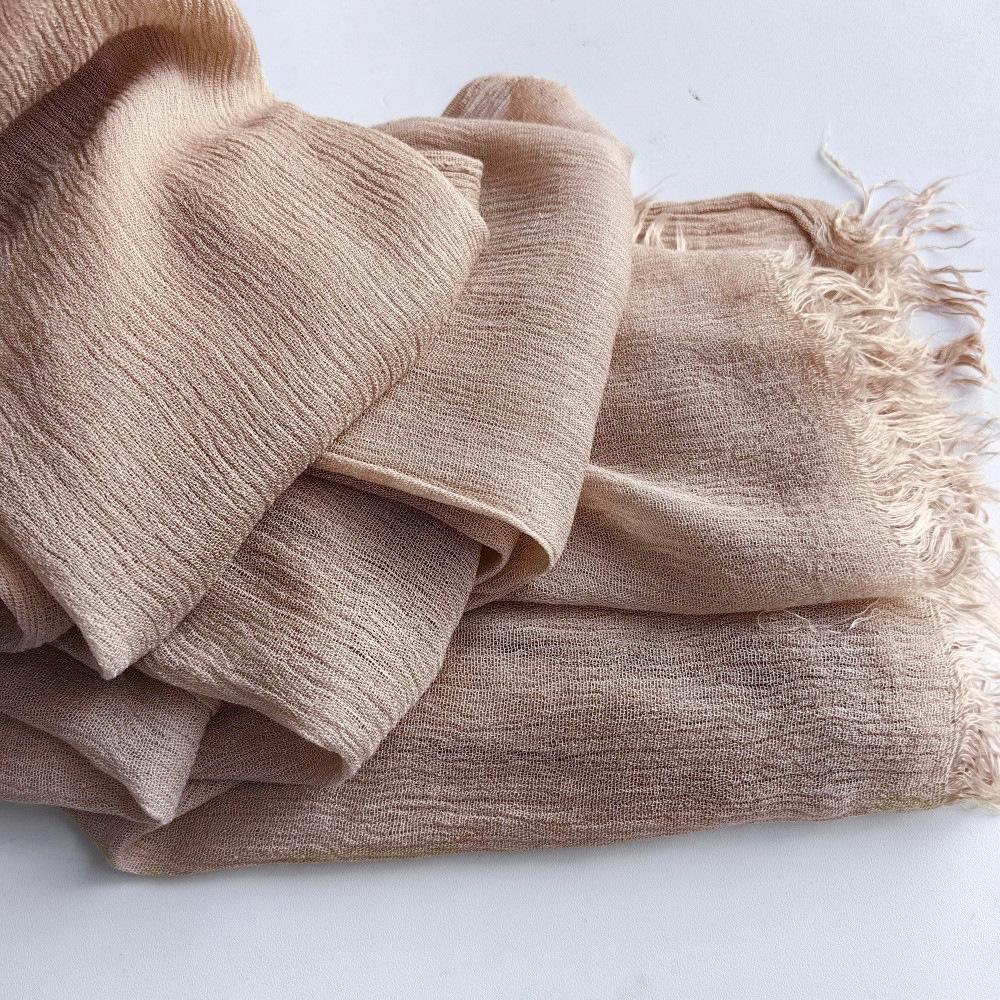 60 Color Cotton Crepe Shawl Headwraps Fashion Scarf Hijab For Women Veil Muslim Islam Hijab Cap Scarf For Muslim Shawl 200*90Cm