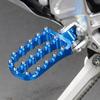 1 Pair Blue Wide Forged Foot Pegs Footrest Pedal Fit for Yamaha Tenere700 XTZ 700 Rally Edition 2024 2023 2022 2021 2020