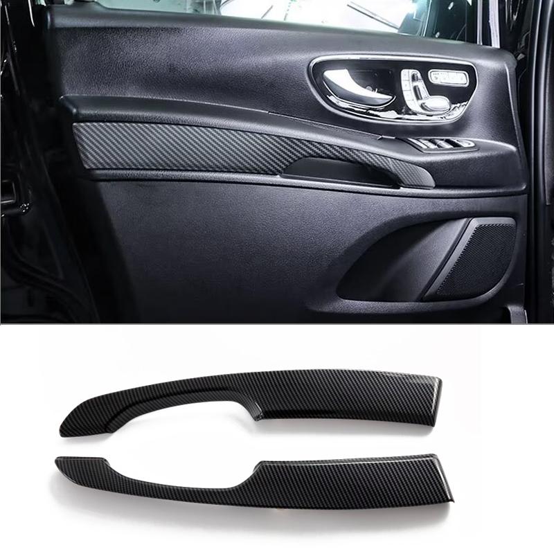 LHD For Mercedes Benz Vito /V class 2024 2025 Interior Steering Wheel door handle Window Switch Water Cup Holder Decorate cover