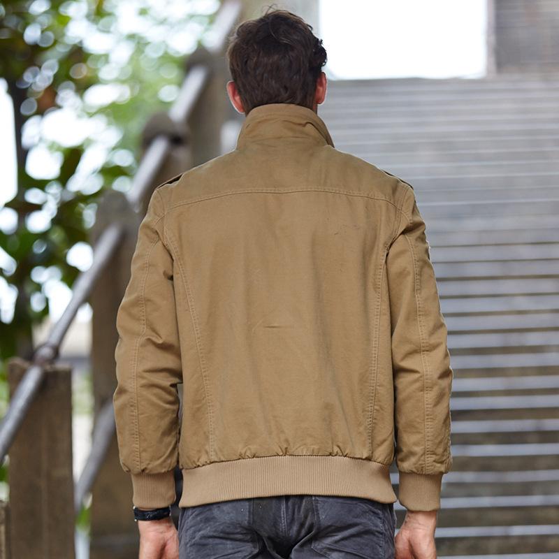 Men's Jacket Fashion Trend Youth Casual Jacket Warm Military Men's Casual Jacket