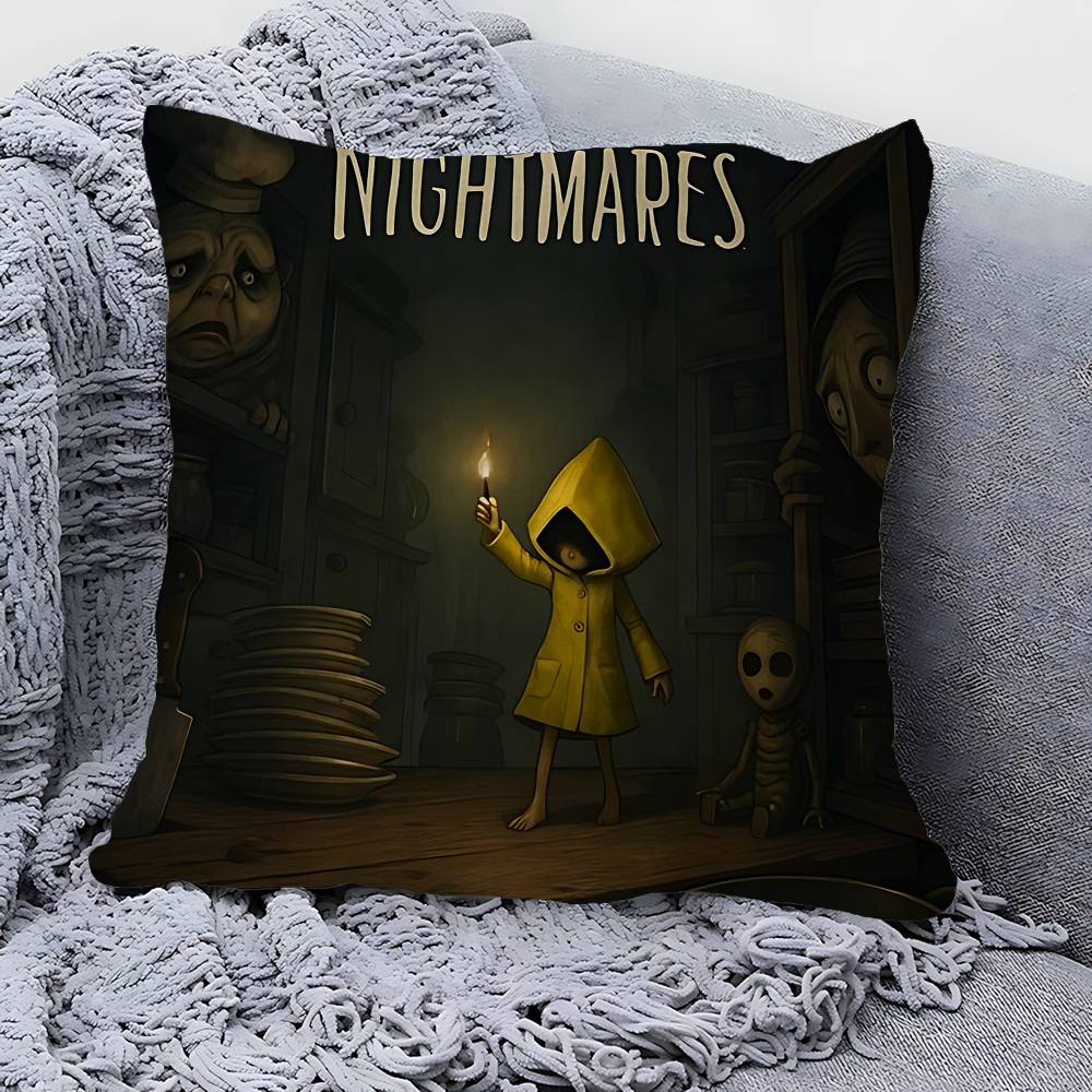 Game L-Little Nightmares Cushion Cover Pillow Cover Decor Pillowcase Printed Cushion Case For Couch