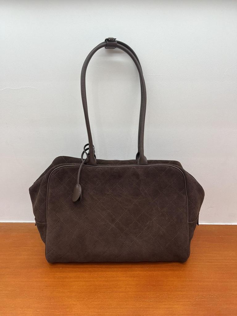 Beef Bun Ladies Bag High-Quality Texture Cowhide Leather Retro Style Strap Beef Bun Fashionable Versatile Casual Document Bag