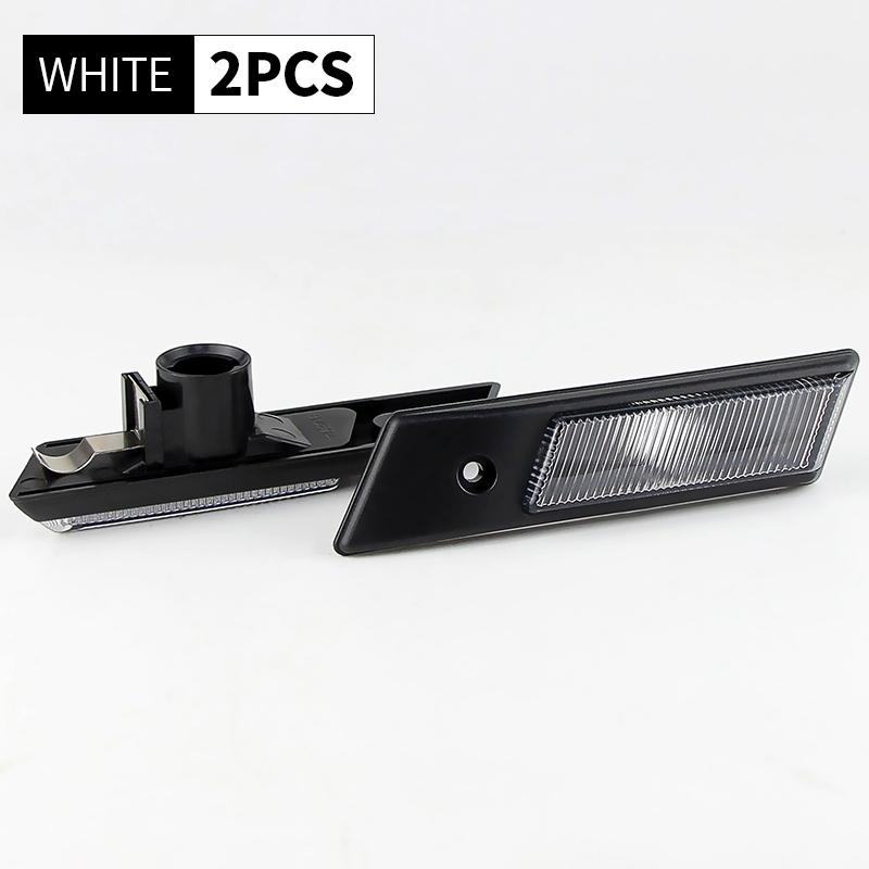 

2PCS Car Turn Signal Side Fender Marker Light Shell Housing L&R For BMW E30 E32 E34 E36 Led Light 1990-1996 M3 M5 3 5 7 Series 2PCS Clear Shell