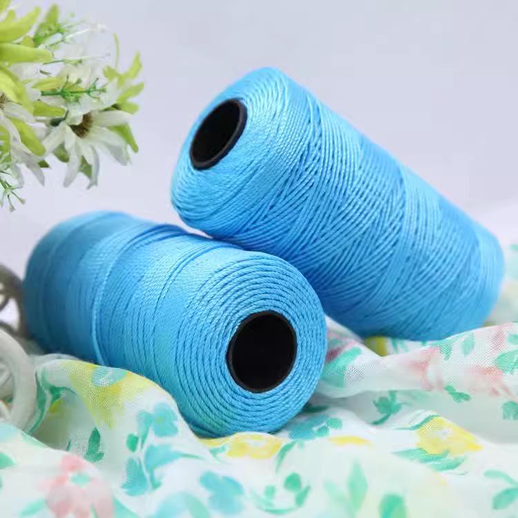 Ice Silk Bright Yarn for Handmade Knitting: Crochet Bags, Hats, Car Seat Cushions, Cup Holders, and Slippers.