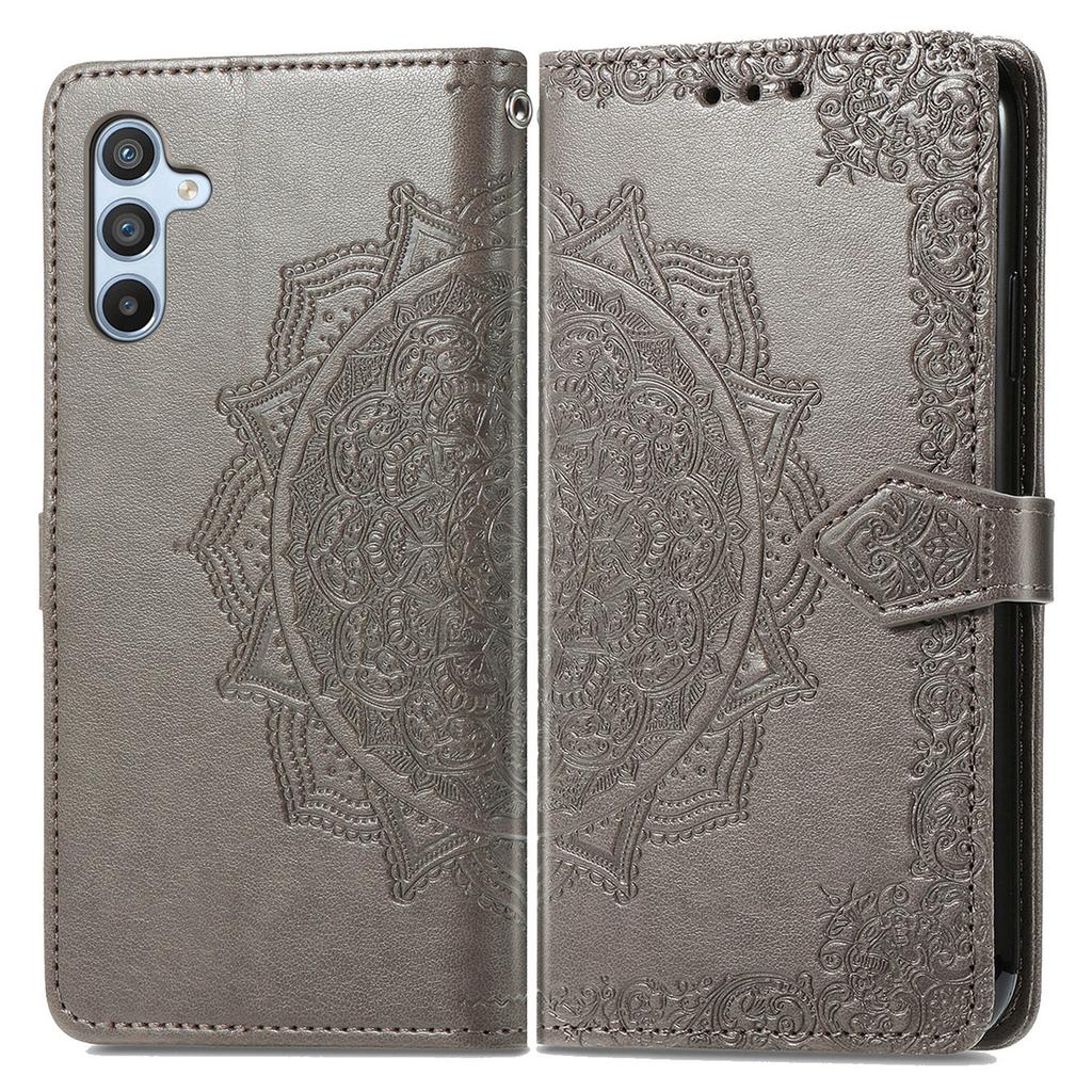 For Samsung Galaxy A56 5G Case Wallet Mandala Flower Leather Phone Cover Stand View