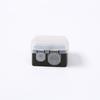 Dual-Hole Sharpener for Eyebrow, Eyeshadow, Lip Liner, and Lipstick Pencils