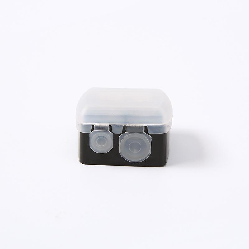 Dual-Hole Sharpener for Eyebrow, Eyeshadow, Lip Liner, and Lipstick Pencils