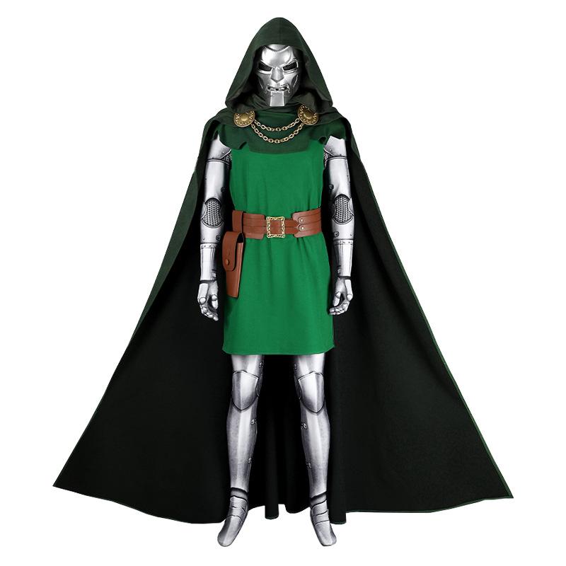 Fantastic Four Doctor Doom Cosplay Costume Uniform Halloween Carnival Party Christmas Play Role Clothes Clothing
