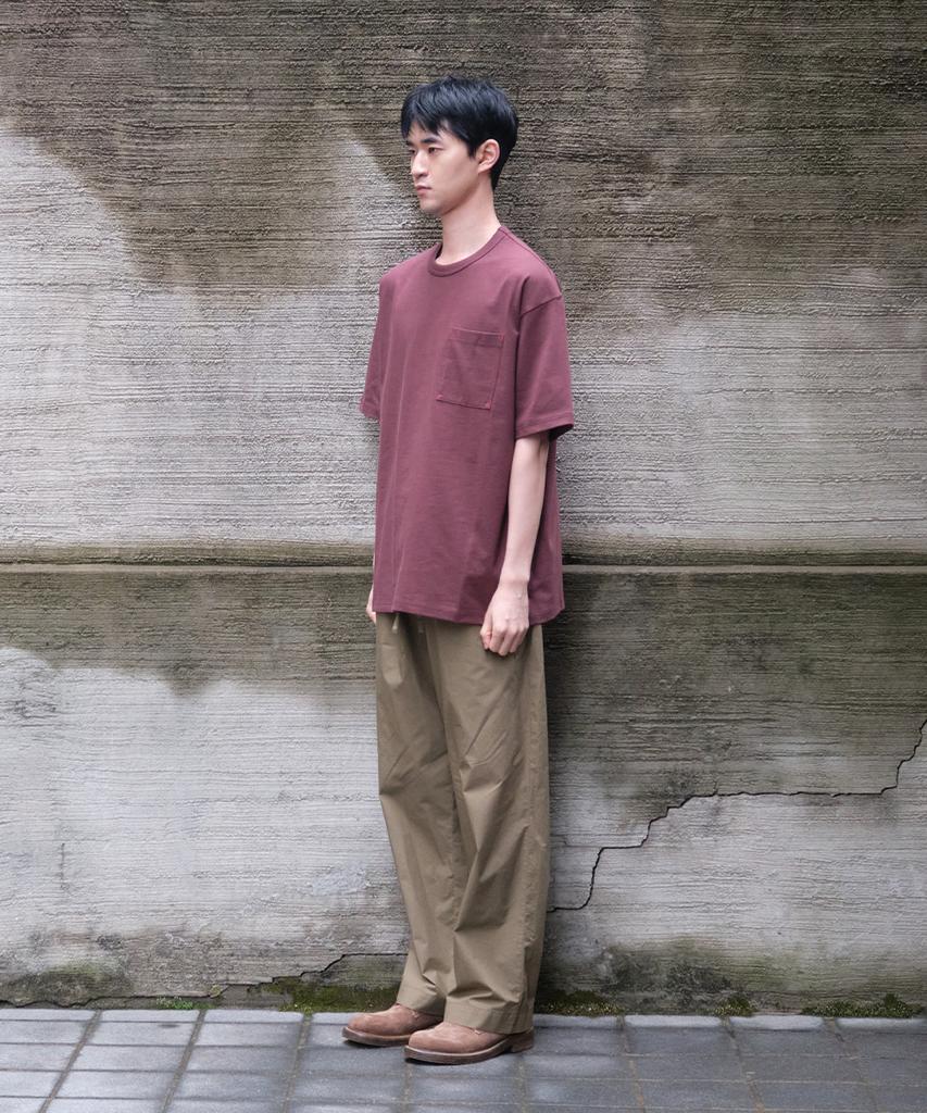 Holliseon Lawrence Short Sleeve T-Shirt Burgundy