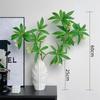 Lifelike Artificial Flower Arrangement - Potted Green Plants for Indoor Decoration in Living or Dining Rooms.