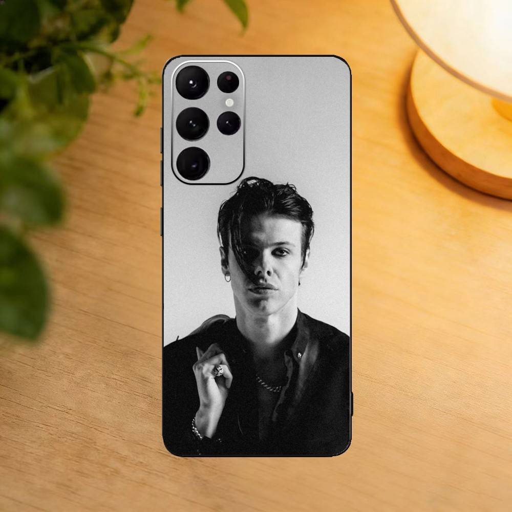 Y-Yungbluds Singer YB-B Phone Case For Samsung S25,24,23,22,30,21,10,9,Ultra,Plus,Lite Soft Black Case