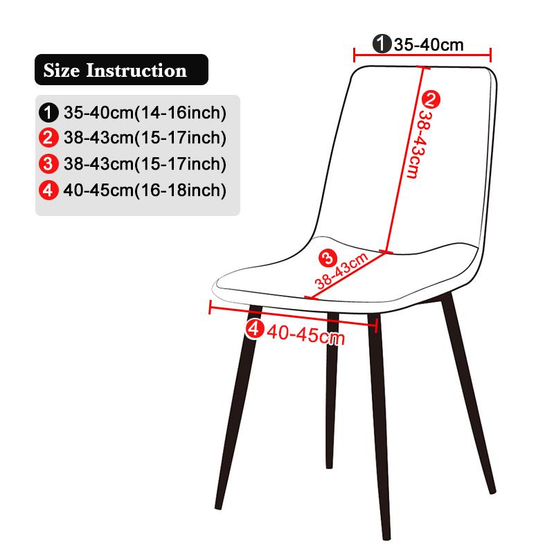 1 Piece Modern Chair Covers Elastic Shell Chair Cover Small Size Stretch Office Seat Case For Banquet Living Room